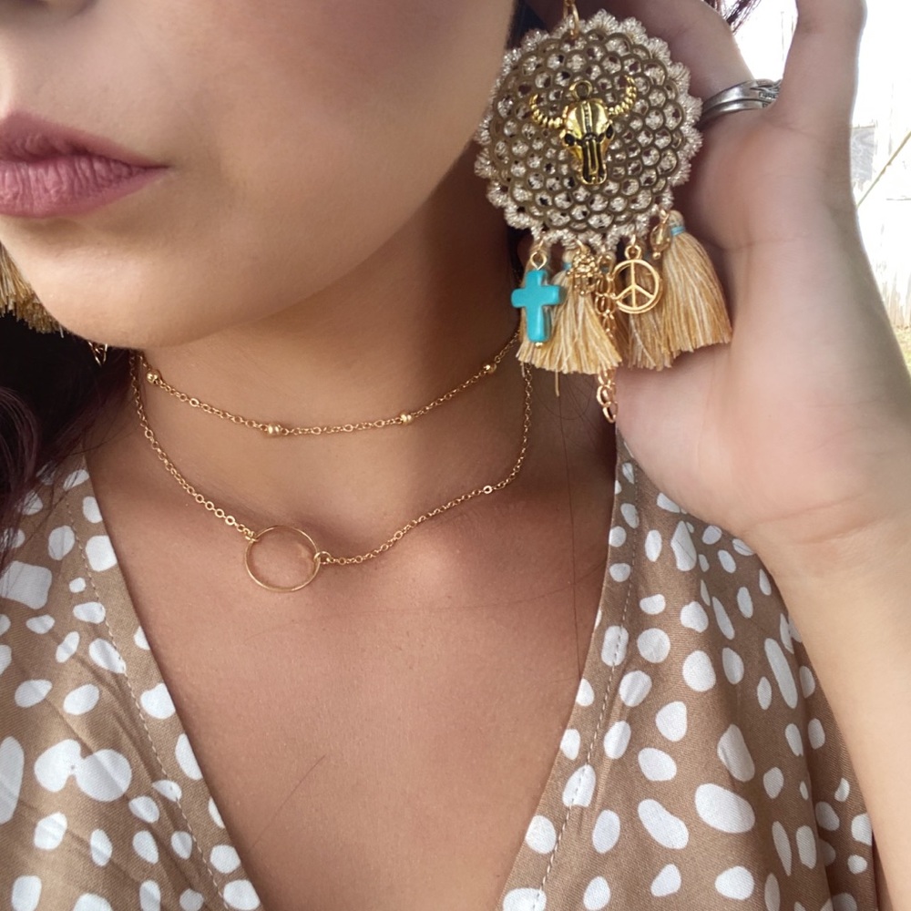 Earrings and Necklace set!